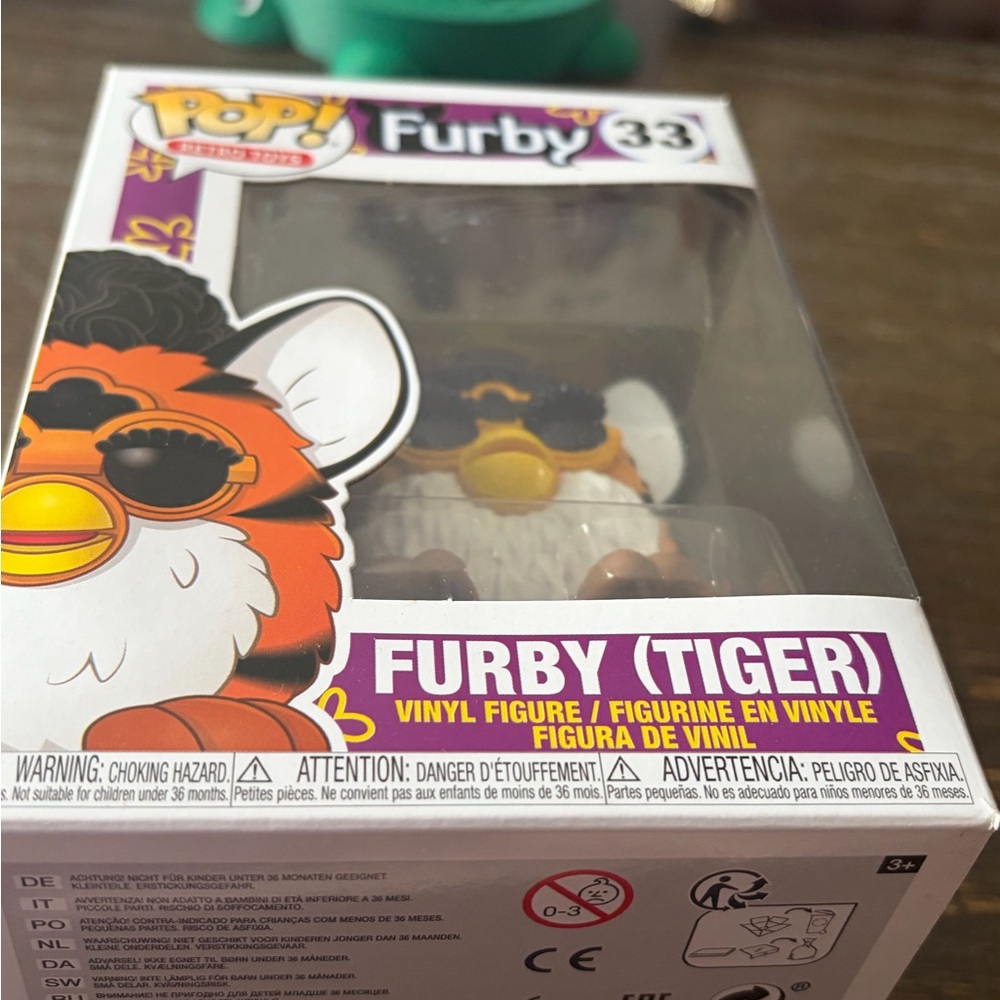 Funko Furby (Tiger) Vinyl Figure - Orange & White - Picture 4 of 5